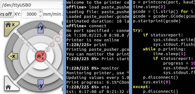 Pronterface, Pronsole, Printcore